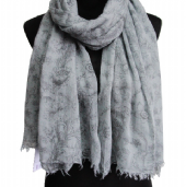 polyester/nylon/wool scarf